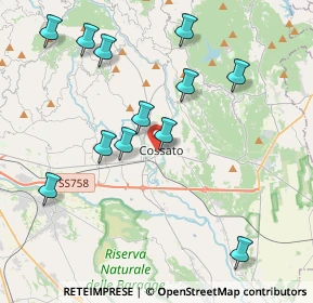 Mappa Via Mercato, 13836 Cossato BI, Italia (4.2025)