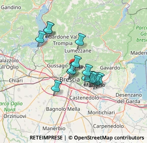 Mappa Via Cacciadenno, 25133 Brescia BS, Italia (10.00929)