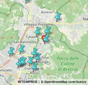 Mappa Via Cacciadenno, 25133 Brescia BS, Italia (2.22214)