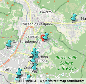 Mappa Via Cacciadenno, 25133 Brescia BS, Italia (2.95833)