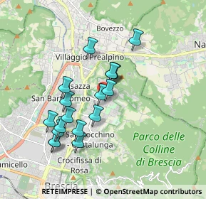 Mappa Via Cacciadenno, 25133 Brescia BS, Italia (1.60722)