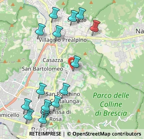 Mappa Via Cacciadenno, 25133 Brescia BS, Italia (2.49733)