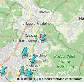 Mappa Via Cacciadenno, 25133 Brescia BS, Italia (3.21636)