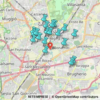 Mappa Via Monte Grappa, 20052 Monza MB, Italia (1.57)