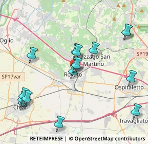 Mappa Via Porcellaga Fratelli, 25038 Rovato BS, Italia (4.36688)