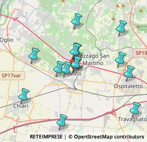 Mappa Via Fontana, 25038 Rovato BS, Italia (3.72286)