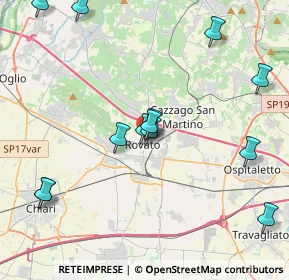 Mappa Via Porcellaga, 25038 Rovato BS, Italia (5.41188)