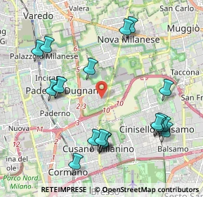 Mappa Via Francesco PaoloTosti, 20037 Paderno Dugnano MI, Italia (2.28)