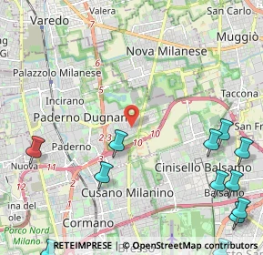 Mappa Via Benedetto Marcello, 20037 Paderno Dugnano MI, Italia (3.30333)