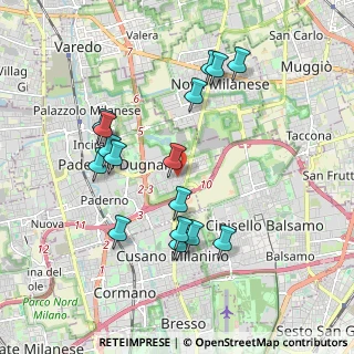 Mappa Via Francesco PaoloTosti, 20037 Paderno Dugnano MI, Italia (1.87563)