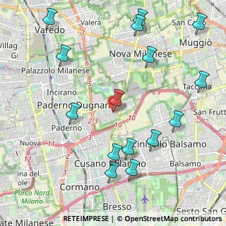 Mappa Via Benedetto Marcello, 20037 Paderno Dugnano MI, Italia (2.532)