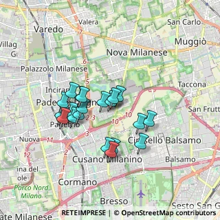 Mappa Via Francesco PaoloTosti, 20037 Paderno Dugnano MI, Italia (1.4105)