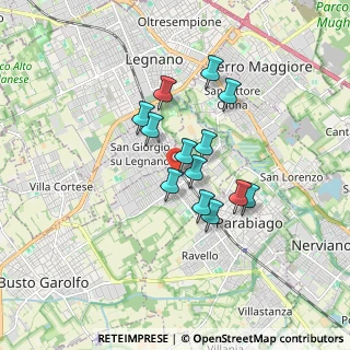 Mappa Via XXIV Maggio, 20039 Canegrate MI, Italia (1.28462)