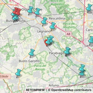 Mappa Via XXIV Maggio, 20039 Canegrate MI, Italia (6.0865)