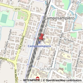 Mappa Via Guglielmo Marconi, 22, 35012 Camposampiero, Padova (Veneto)