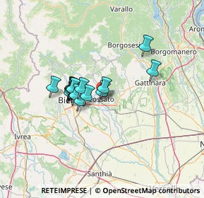Mappa , 13836 Cossato BI, Italia (9.56647)