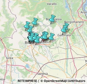 Mappa , 13836 Cossato BI, Italia (9.001)