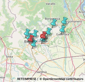 Mappa , 13836 Cossato BI, Italia (8.43077)