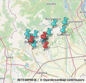 Mappa , 13836 Cossato BI, Italia (8.31786)