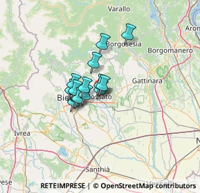 Mappa , 13836 Cossato BI, Italia (7.76214)