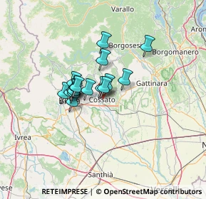 Mappa , 13836 Cossato BI, Italia (8.56824)