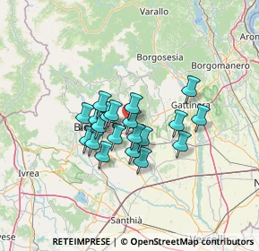 Mappa , 13836 Cossato BI, Italia (9.385)