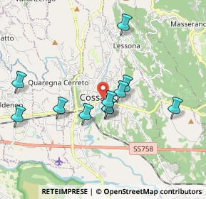 Mappa , 13836 Cossato BI, Italia (1.67364)