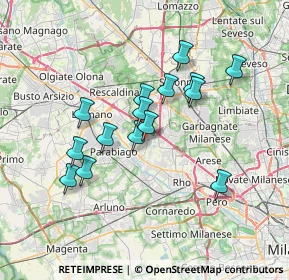 Mappa Via Thomas Alva Edison, 20014 Nerviano MI, Italia (6.038)
