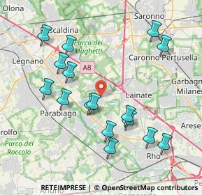 Mappa Via Thomas Alva Edison, 20014 Nerviano MI, Italia (4.07188)