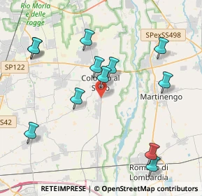 Mappa Via XXIV Maggio, 24055 Cologno Al Serio BG, Italia (4.33083)