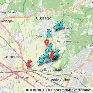 Mappa Via Mandolossa, 25064 Piazza BS, Italia (1.51611)