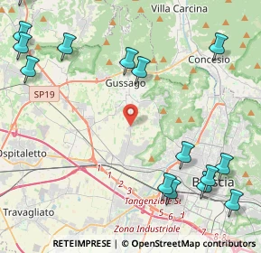 Mappa Via Mandolossa, 25064 Piazza BS, Italia (5.968)