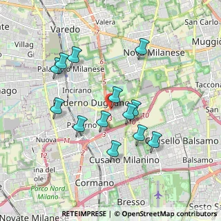 Mappa Via Francesco Cilea, 20037 Paderno Dugnano MI, Italia (1.69923)
