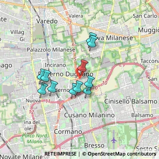 Mappa Via Francesco Cilea, 20037 Paderno Dugnano MI, Italia (1.44545)