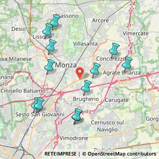 Mappa Viale delle Industrie, 20900 Monza MB, Italia (4.46583)