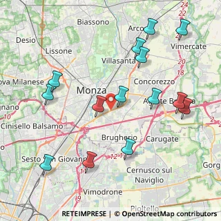 Mappa Viale delle Industrie, 20900 Monza MB, Italia (4.565)