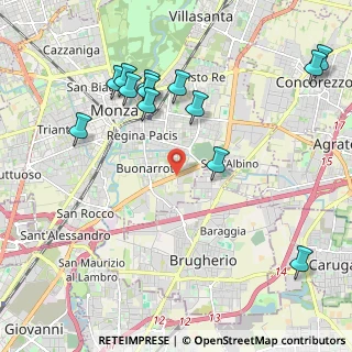 Mappa Viale delle Industrie, 20900 Monza MB, Italia (2.34077)