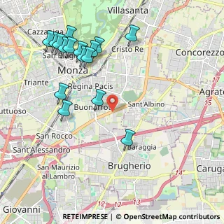 Mappa Viale delle Industrie, 20900 Monza MB, Italia (2.34563)