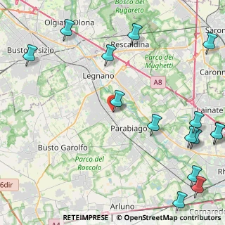 Mappa Via Olona, 20039 Canegrate MI, Italia (6.44533)
