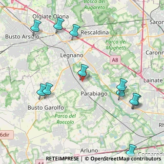 Mappa Via Olona, 20039 Canegrate MI, Italia (5.12909)