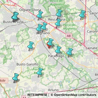 Mappa Via Olona, 20039 Canegrate MI, Italia (5.21313)