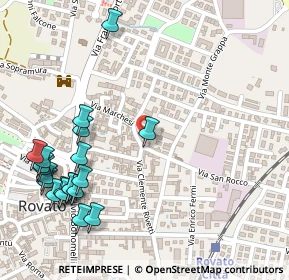 Mappa Via Clemente Rivetti, 25038 Rovato BS, Italia (0.3285)