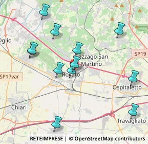 Mappa Via Clemente Rivetti, 25038 Rovato BS, Italia (4.21583)