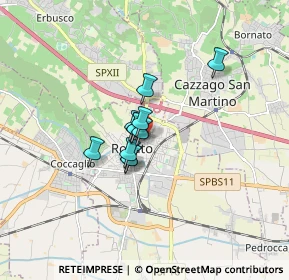 Mappa Via Clemente Rivetti, 25038 Rovato BS, Italia (0.88455)