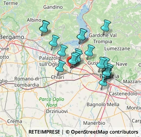 Mappa Via Clemente Rivetti, 25038 Rovato BS, Italia (11.2435)