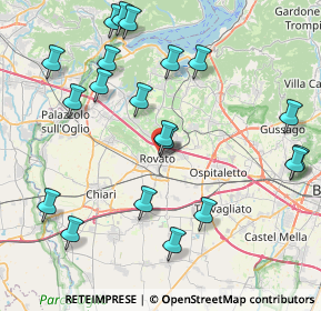 Mappa Via Clemente Rivetti, 25038 Rovato BS, Italia (9.227)