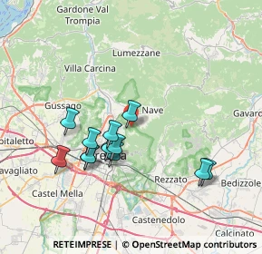 Mappa Via Torquato Taramelli, 25133 Brescia BS, Italia (6.62615)