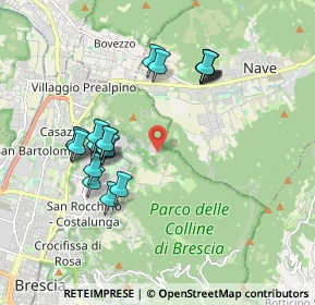Mappa Via Torquato Taramelli, 25133 Brescia BS, Italia (1.8155)