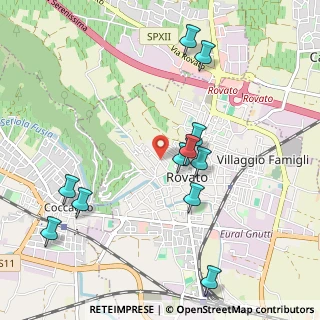 Mappa Via Martinengo Conte Eugenio, 25038 Rovato BS, Italia (1.07273)
