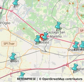 Mappa Via Martinengo Cesaresco, 25038 Rovato BS, Italia (6.21818)